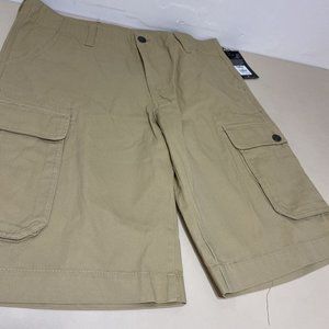 True Religion Men Cargo Khaki  Tan Shorts Size 34 $159 NWT